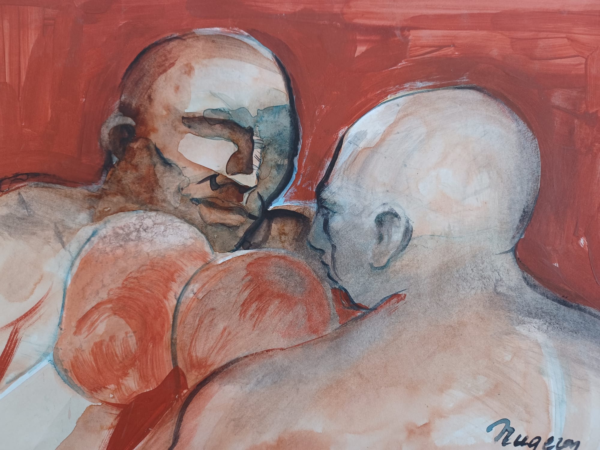 Boxeurs – Format 29,7 x 21