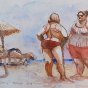 Conversation - Format 29,7 x 21 encadré