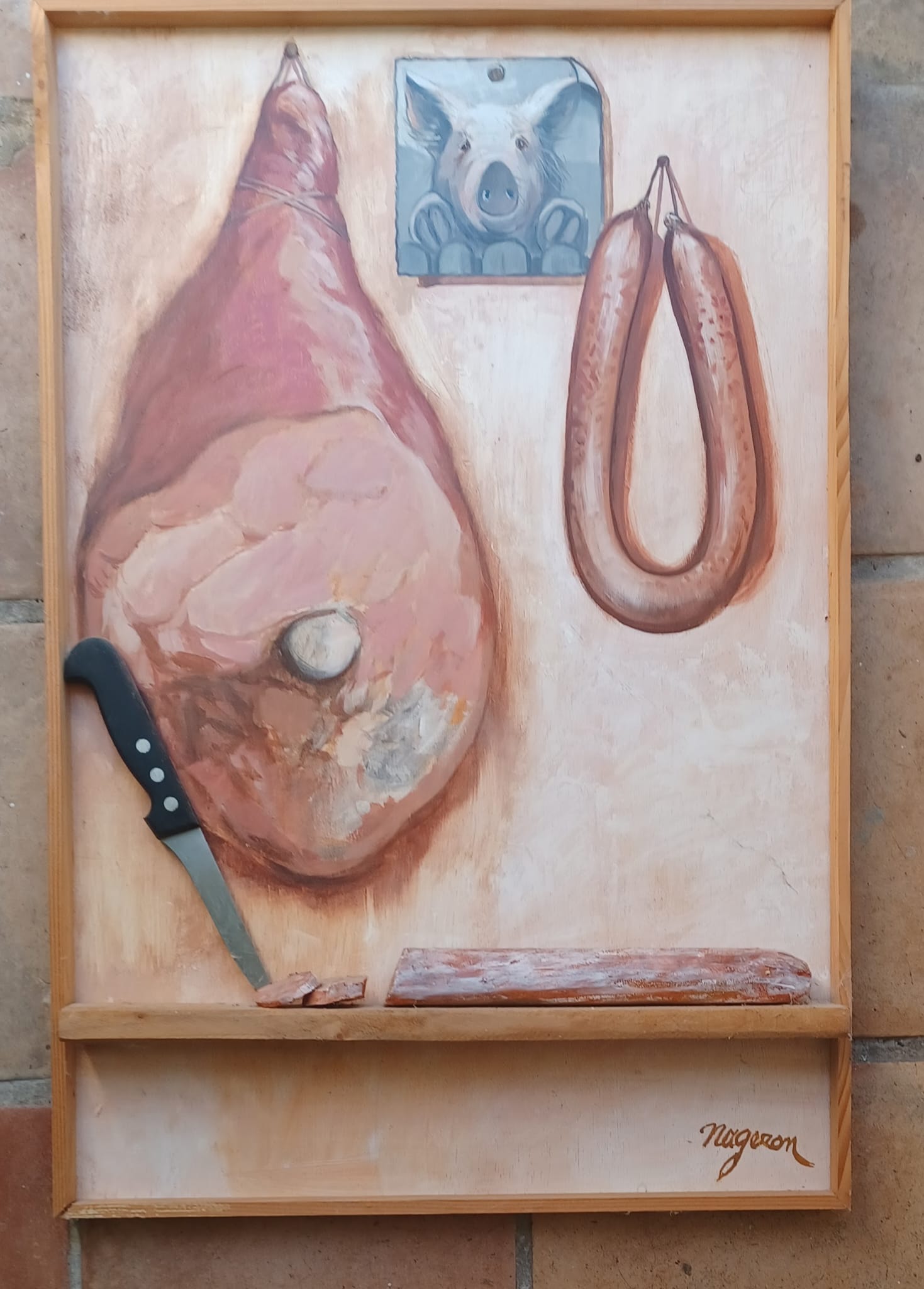 Au jambon – trompe-l&rsquo;oeil