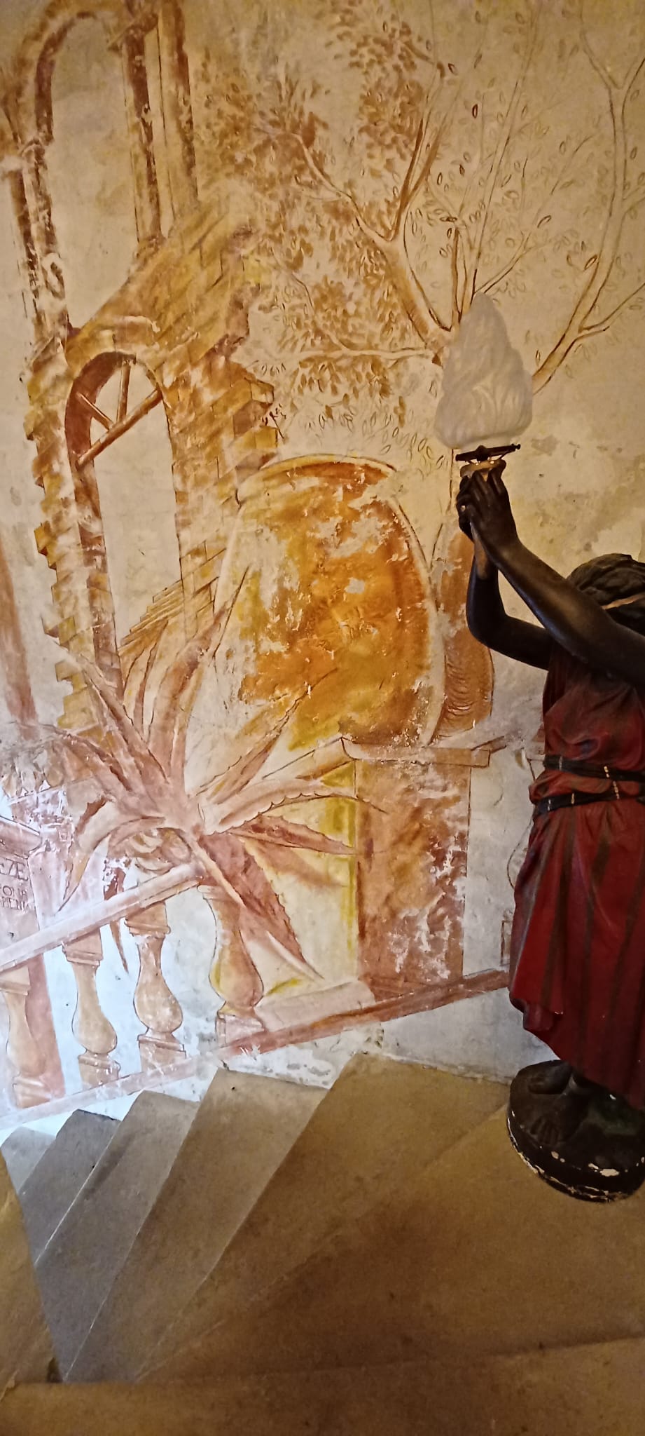 La cariatide – fresque
