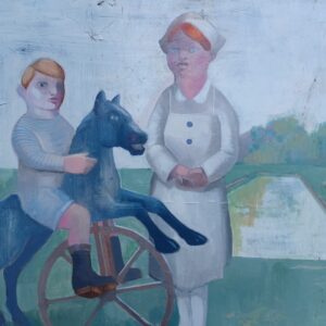 Le cheval de bois - Format : 55 x 45