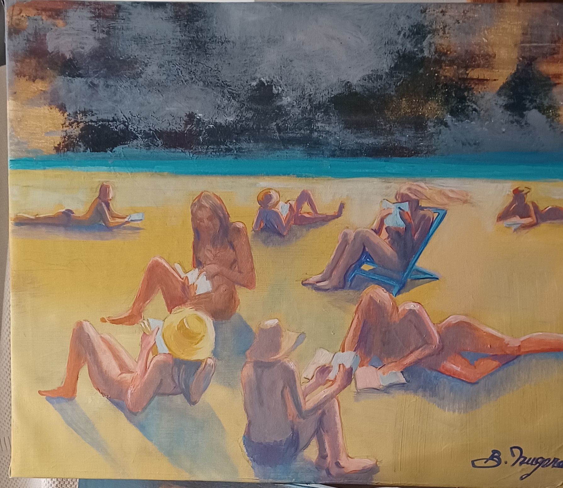 Liseuse – huile