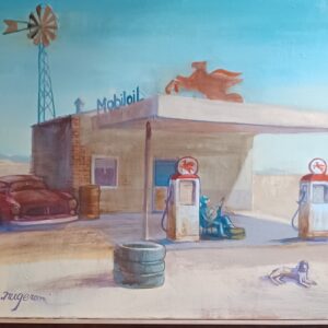 Station service sur N7 - huile