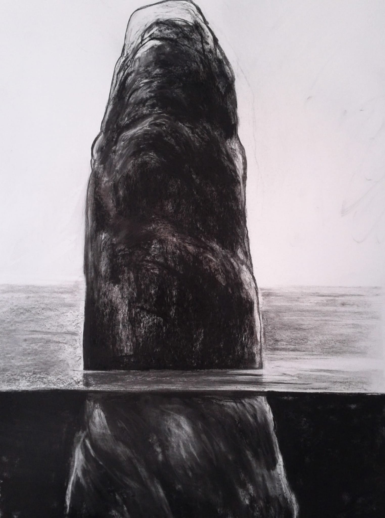 Phallus stone – Format 65 x 50
