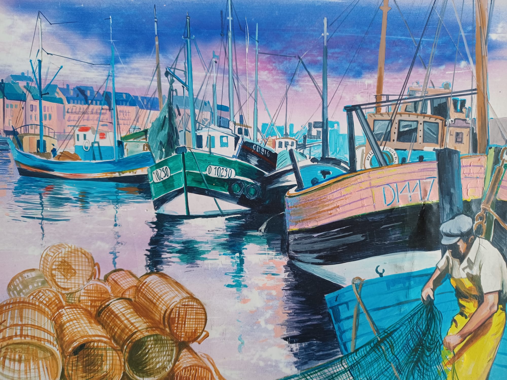 Retour de pêche – Format 29,7 x 21