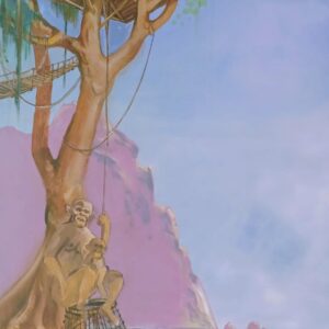 La cabane de Robinson - fresque