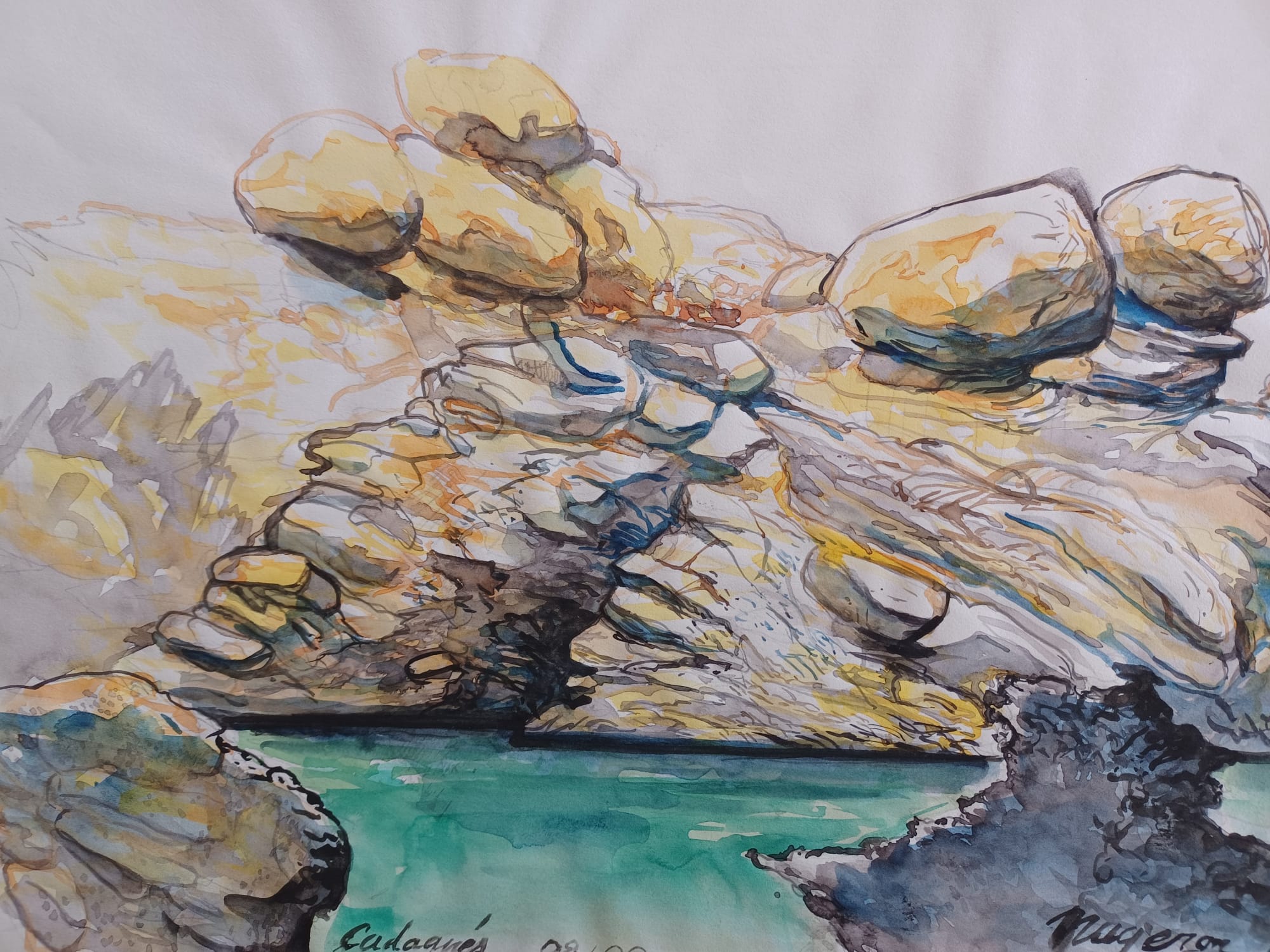 Rochers – Format 29,7 x 21