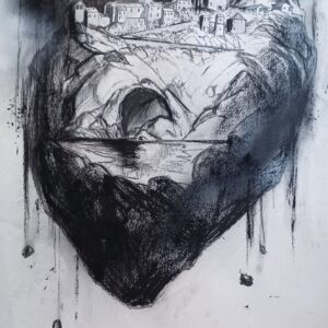 Tharaux on the rocks - Format 65 x 50
