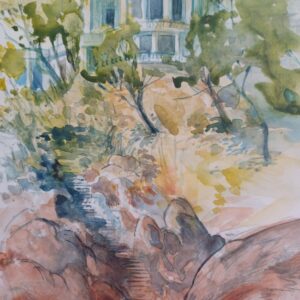Villa princesse - Format 29,7 x 21 encadré