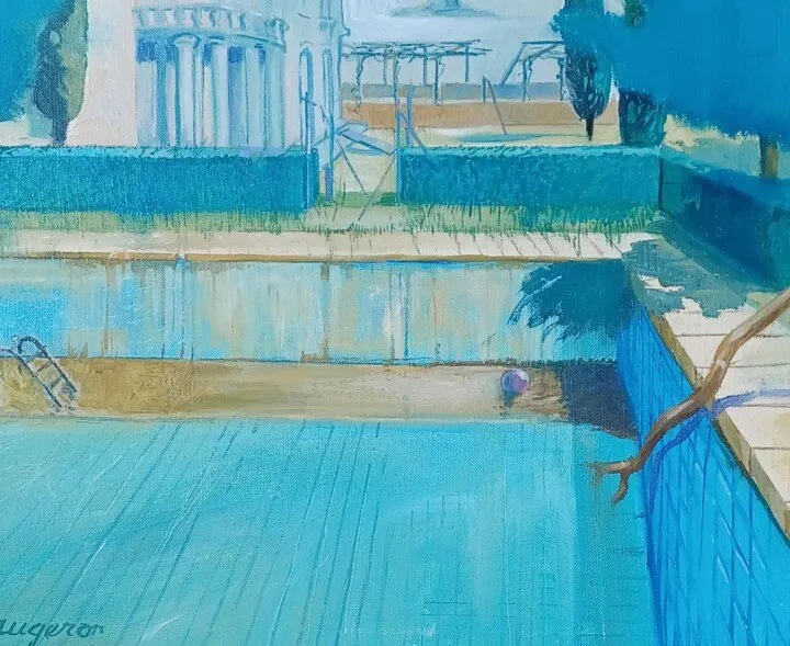 Piscine abandonnée 2 – Format : 40 x 50 cm