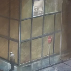 Coin de rue - Format 46 x 40 cm