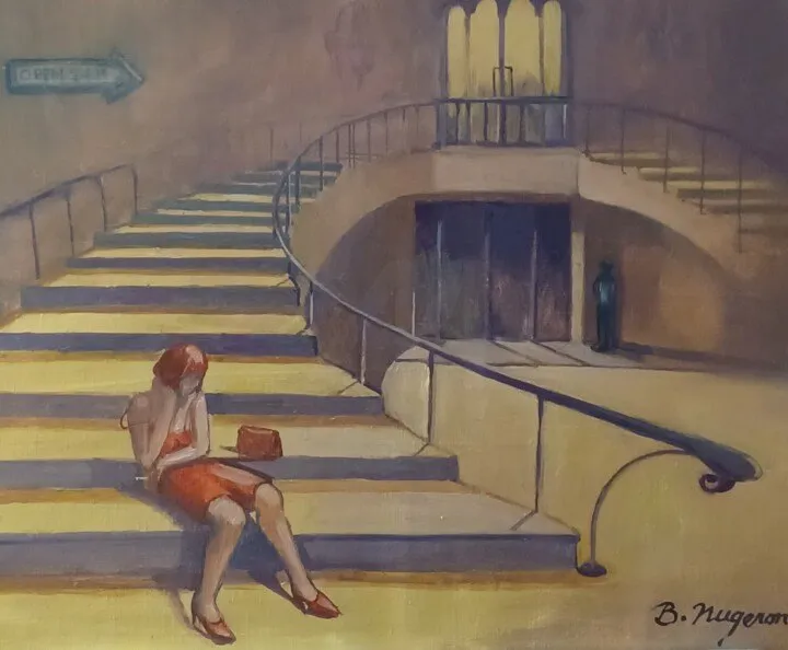 La fille en rouge – Format 40 x 50 cm