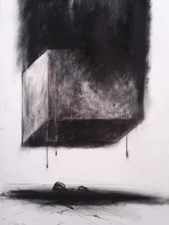 Le poids de la chute – Format 80 x 55cm